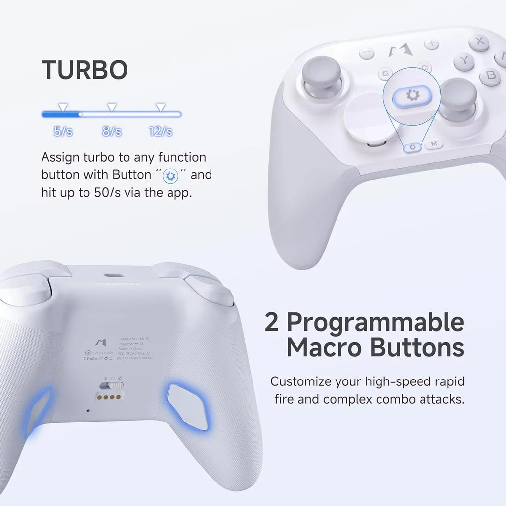 MOBAPAD CHITU 2 HD Mechanical Controller Glossy, TMR Sticks for Nintendo Switch, PC, iOS/Android