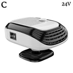 Car Winter Fast Heating 120w Electric Heated Fan Auto Windshield Defogging Heating Cooling Truck RV SUV Travel Camper Tools