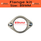 Eplus Car Motorcycle Exhaust pipe Muffler Flange Joint Kit Universal 2 Holes 304 Stainless Steel 51MM 63MM 76MM