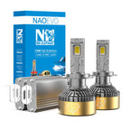 NAO H7 H11 H4 LED Headlights 260W 31200LM Canbus H9 HB3 9005 6000K H8 HB4 9006 H1 H3 9012 880 Turbo Lamps Car Fog Lights 12V