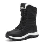 Winter Women Snow Boot High-top Waterproof Ankle Boots Ladies Thick Plus Warm Snow Hiking Boots Outdoor Cotton Shoes Sneakers