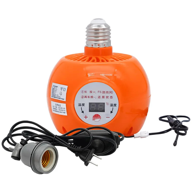 New 220V 150W Heating Lamp Thermostatic Temperature Controller Heater Farm Animal Warm Light For Chicken Piglet Dog Pet
