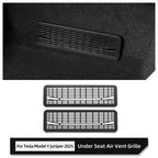 LUCKEASY for Tesla Model Y Launch 2025 Juniper Air Outlet Protective Cover Car Seat air Outlet Grille Air Vent Outlet Cover ABS