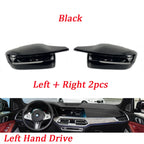 G30 G38 Bright Black Side Wing Rearview Mirror cover caps For BMW 2 3 4 5 7 Series G20 G21 G28 G22 G11 G12 G42 M4 style LHD RHD