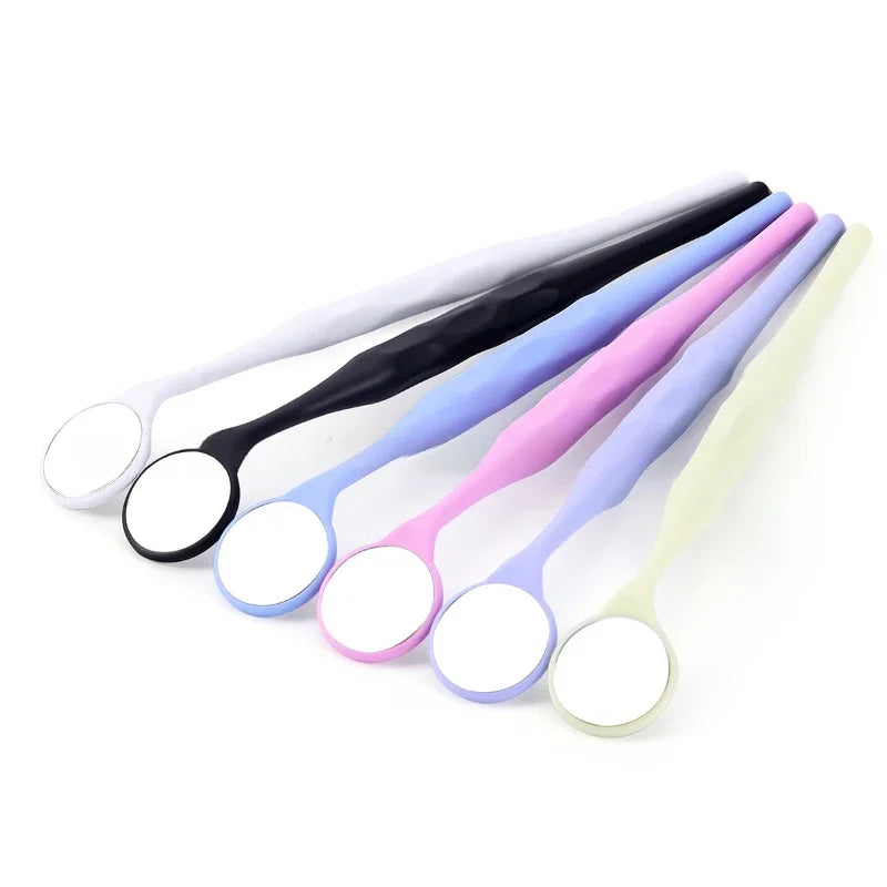 Best 10pcs/Box Lab Mouth Mirror Autoclavable Premium Front Surface Exam Reflector Double Sided Oral Mirrors Teeth Whitening Tool