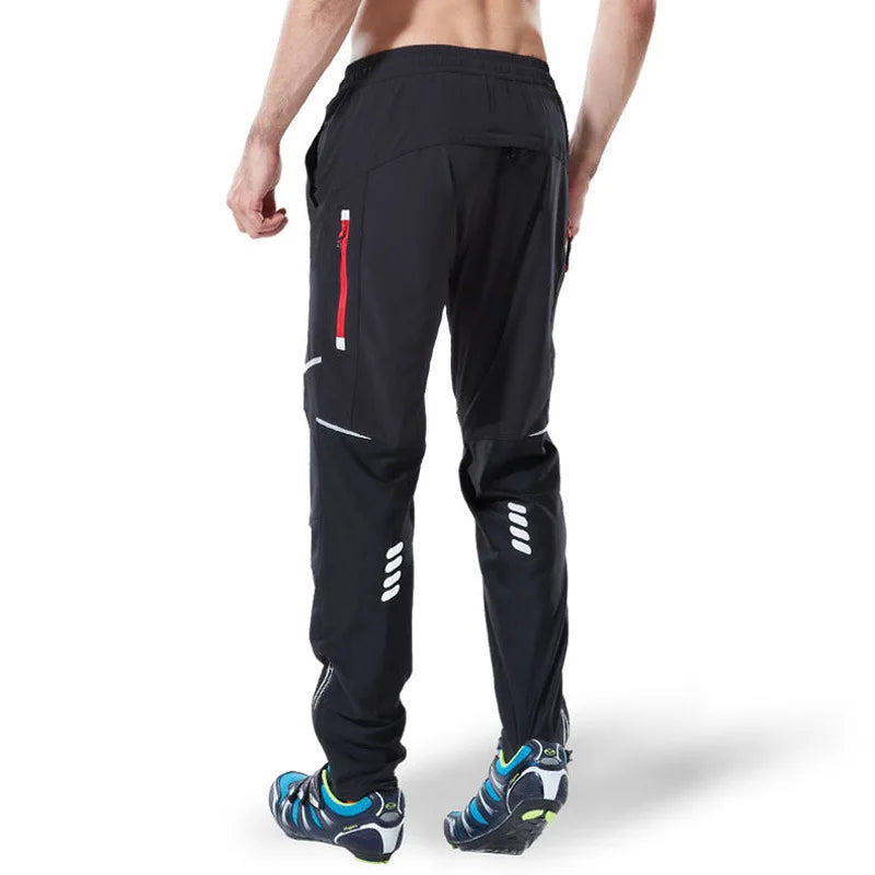 Outdoor Hiking Climbing Pants Cycling Pants Men Spring Summer Quick Drying Breathable Elastical Sports Pant Reflective Trousers