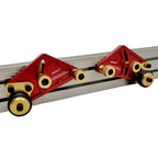 1 Pair Bearing Roller Feeder, Upgraded Aluminum Alloy Feather Loc Board, Table Saw Feeding Safety Propelling Auxiliary Tool