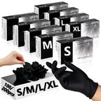 50/100/200pcs Disposable Black Nitrile Gloves, Kitchen, Tattoo, Hair Dye Gloves, Food Processing, Household Small Tools