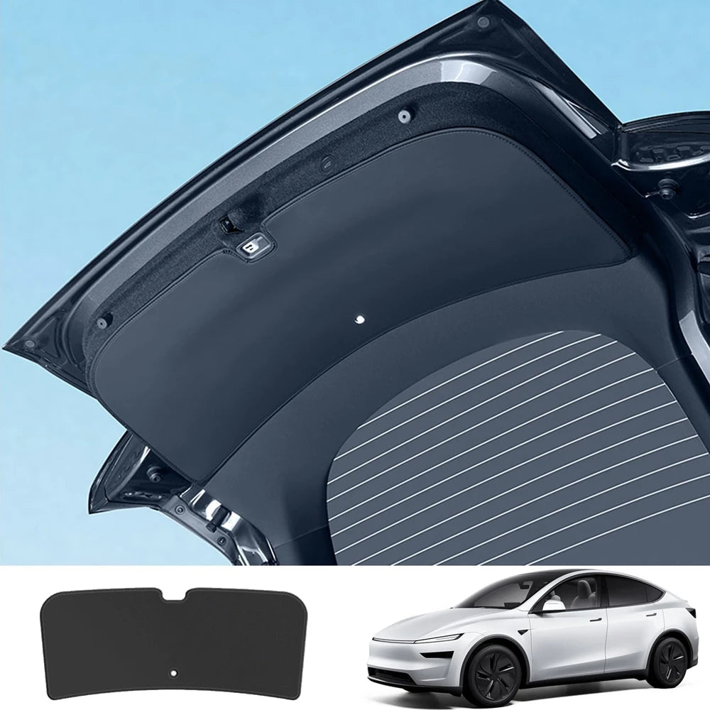 Rear Trunk Tailgate Mat for Tesla Model Y Juniper 2025 2026 All Weather Rear Cargo Liners Trunk Tray Pads Protector Accessories