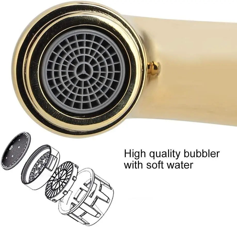 Luxury Basin Bath Faucet European Retro Single Handle Antique Bronze for Cold and Hot Water Sink Mixer Tap Mixer