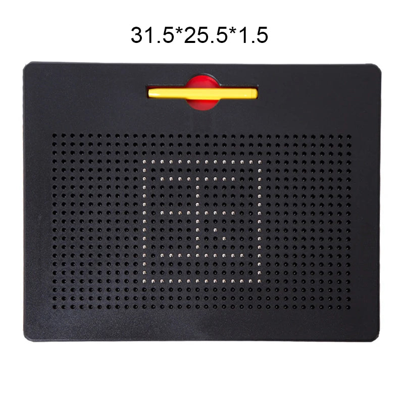 Magnetic Drawing Board with Stylus, Montessori Travel Activity Toy for Kids