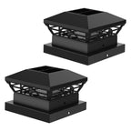 Solar Post Light Outdoor IP65 LED Fence Gate Pillar Column Lamp, 1/2/4pcs