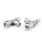 New 15055342 15055343 Metal HVAC Heater Hose Connector For Cadillac Escalade For Chevrolet Tahoe/Silverado For GMC Sierra/Yukon