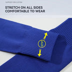 Loogdeel 1Pair Professional Soccer Socks Running Football Basketball Leg Guard Board Covers Breathable Calf Compression Sleeves