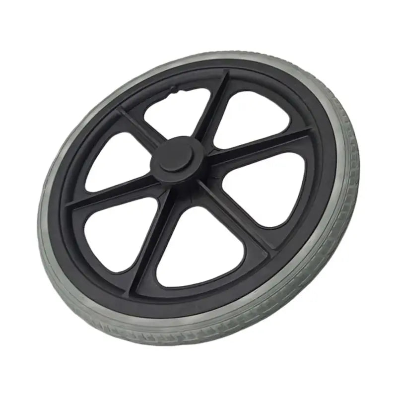 16x1.75 Solid Wheelchair Rear Tire with Hub for 16 Inch Wheel, 1pc
