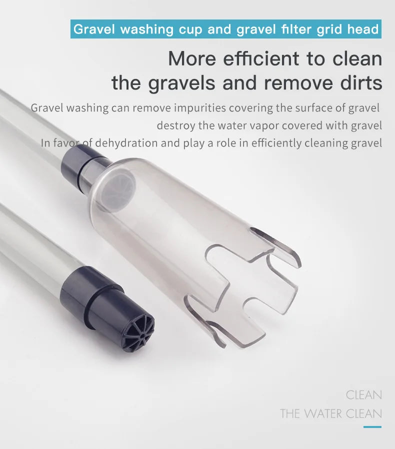 Aquarium Electric Cleaning Vacuum Water Filter Siphon Vacuum Cleaner Fish Tank Water Changer Gravel Cleaner Pump Water Filters