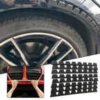 8PCS Car Front Bumper Scrape Guard Anti-Scratch Kit Scrape Protector Skid Plate DIY Protector Kit Car Front Lip Decorative Strip
