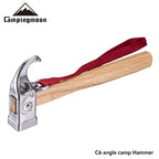 CAMPINGMOON C6 Camping Hammer Outdoor Stainless Steel Angle Viper Camping Hammer Hammer Ground Nail Tent Nail
