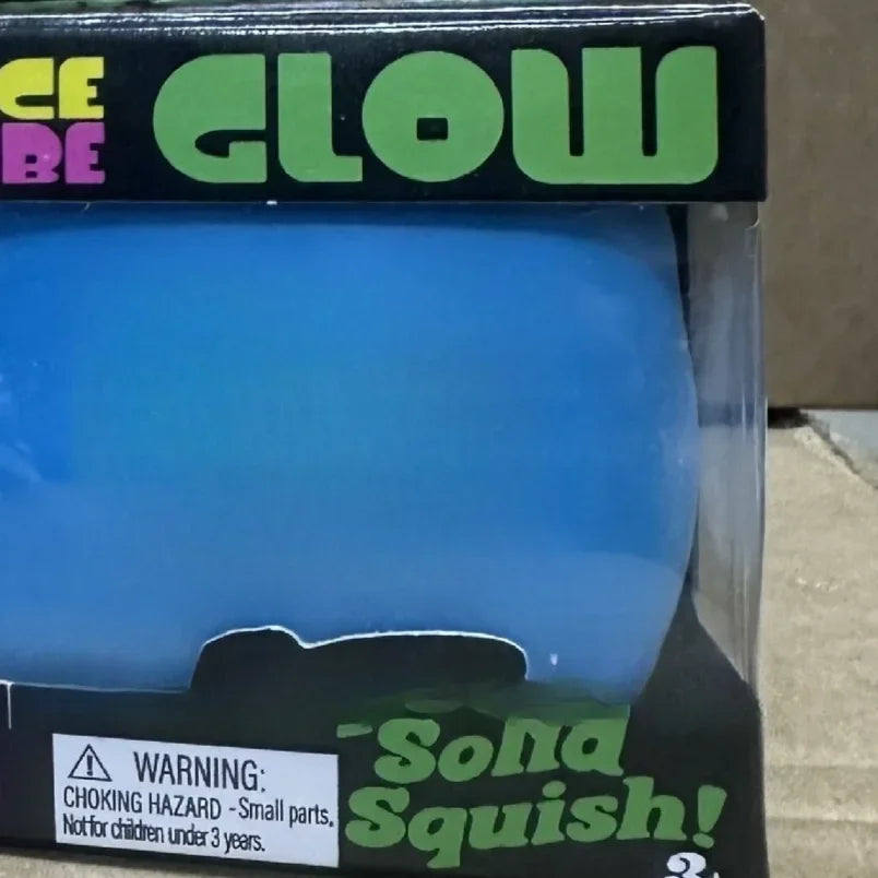 Glow Cube Maltose Ice Cube Squishy Stress Relief Fidget Toy, Slow Rebound, 1pc