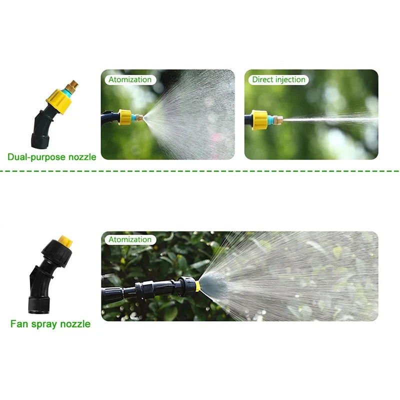 Automatic garden watering spray gun electric sprayer nozzle with hose 2m/3m/5m