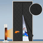Magnetic Thermal Insulated Door Curtain Energy-Saving Privacy-Protecting Windproof Waterproof Cotton Curtain for Heater Room