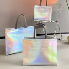 10/20PCS Non Woven Tote Bag Reusable Shopping Gift Bag for Women Clothing Fashion Store Eco Friendly Handbag Carry Bag