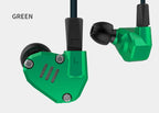 KZ ZS6 In-Ear Hybrid Technology Earphones HiFi Bass Headphones Wired 3.5mm for Music Gaming