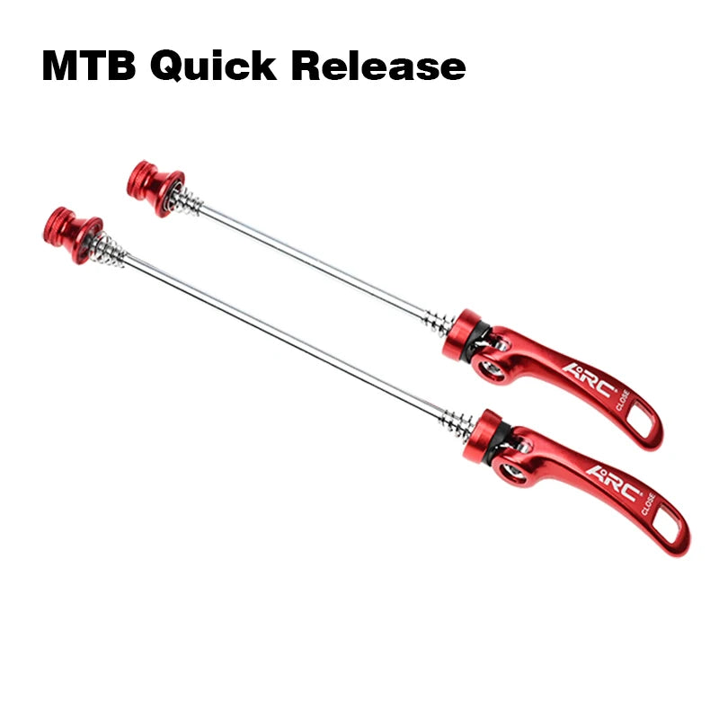 ARC Bike Skewers Alloy CNC Quick Release Skewers Front 100mm Rear 135mm Road MTB Mountain QR Axle For Bicycle Hub Parts