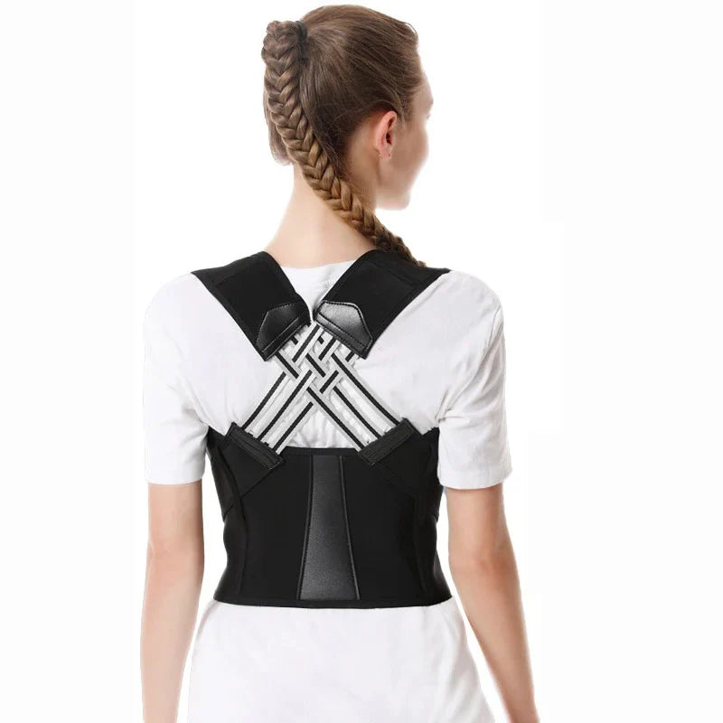 Back Brace Posture Corrector for Women and Men Shoulder Straightener Adjustable Full Back Support Upper and Lower Pain Relief