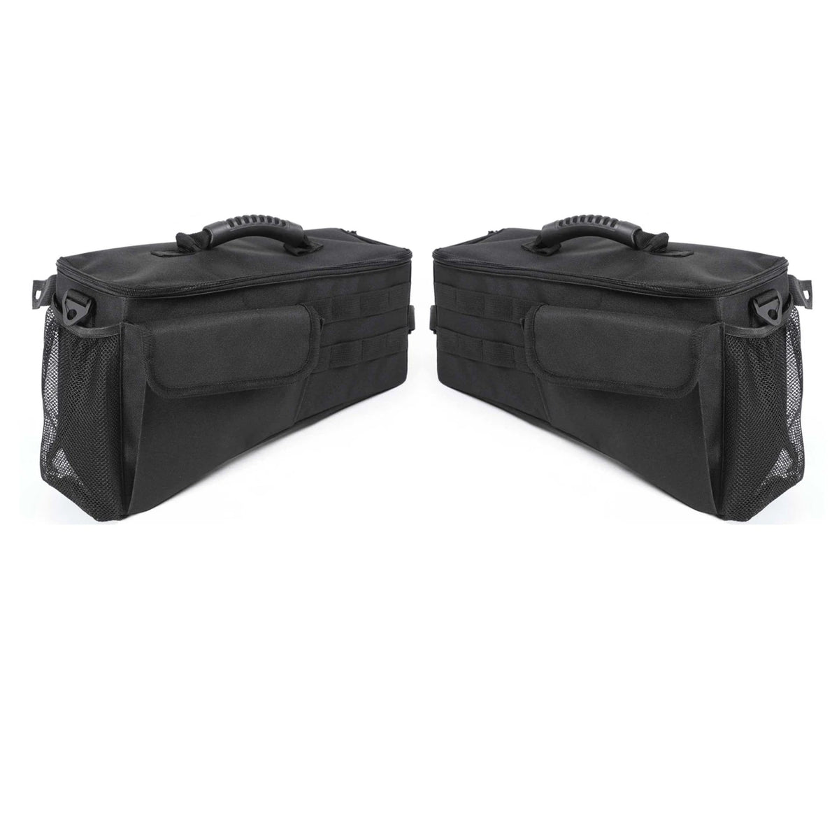 Rear Trunk Side Storage Bag For Jeep Wrangler JK 2007-2017 JL 2018-2025 Trunk Cargo Tool Organizer Luggage Bag Interior Access