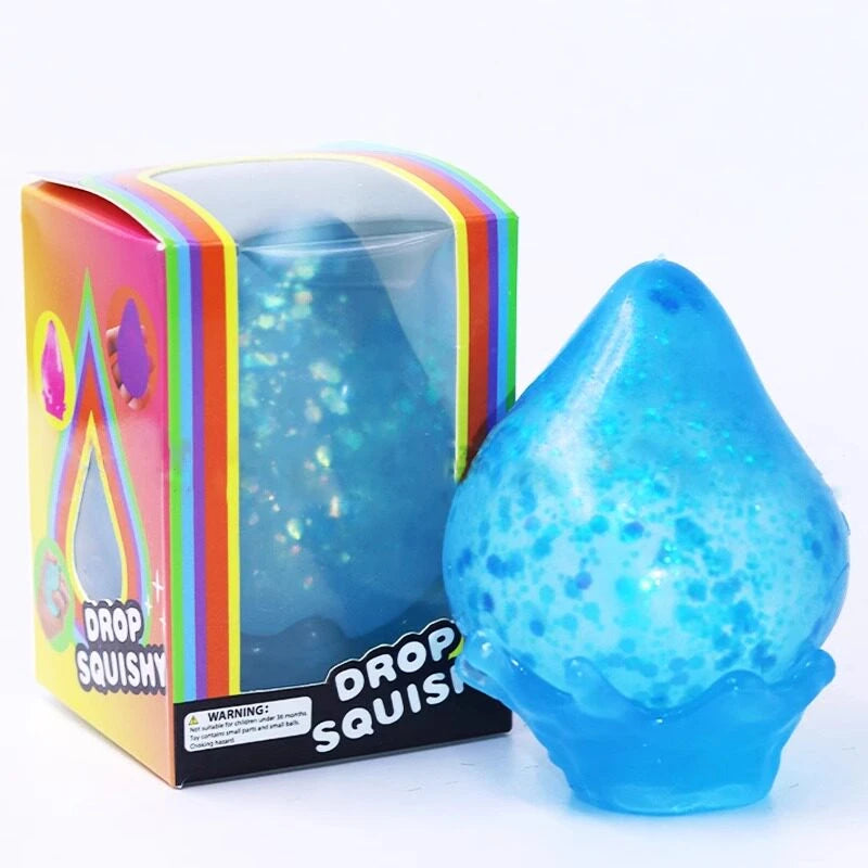 NeeDoh Dream Drop slow rebound squishy squeeze toy, drip style, 1pc (color options)