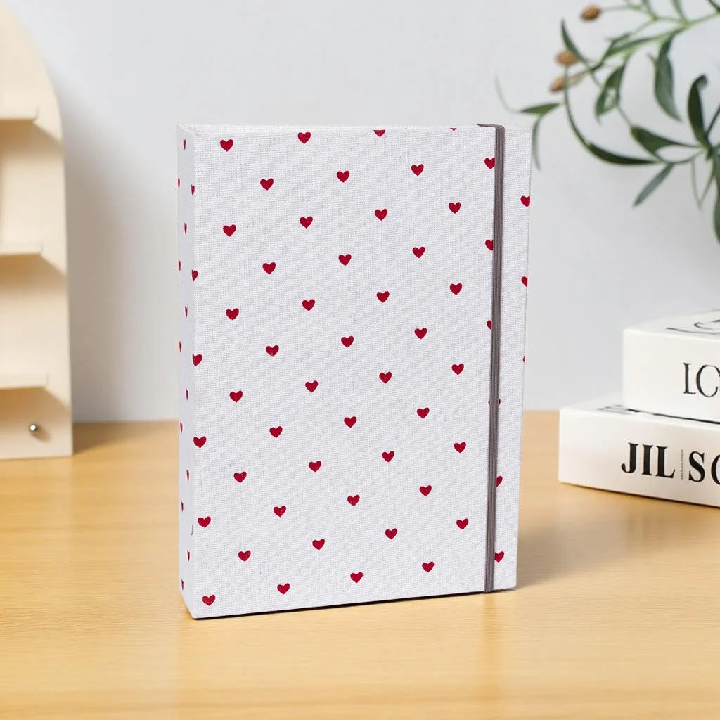 Linen Photo Album Book 200 Pockets 4x6 Inch, Printed Cover Styles, Beige/Green/Blue