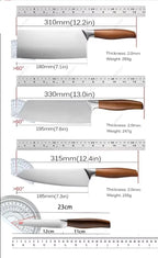 WXCOO Japanese Kitchen Knives Stainless Steel Professional Chef Knife Fish Fillet Meat Cleaver Slicing Knife Cooking Tools