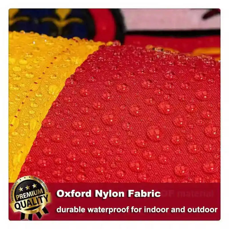 Embroidered Spain Flag Outdoor Durable Waterproof Thicken Oxford Fabric 90x150cm Home Garden National Spanish Flags Banners