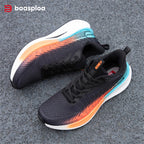 Baasploa Carbon Plate Running Shoes, Cushioned Anti-Slip Breathable Sneakers, EU 41-45