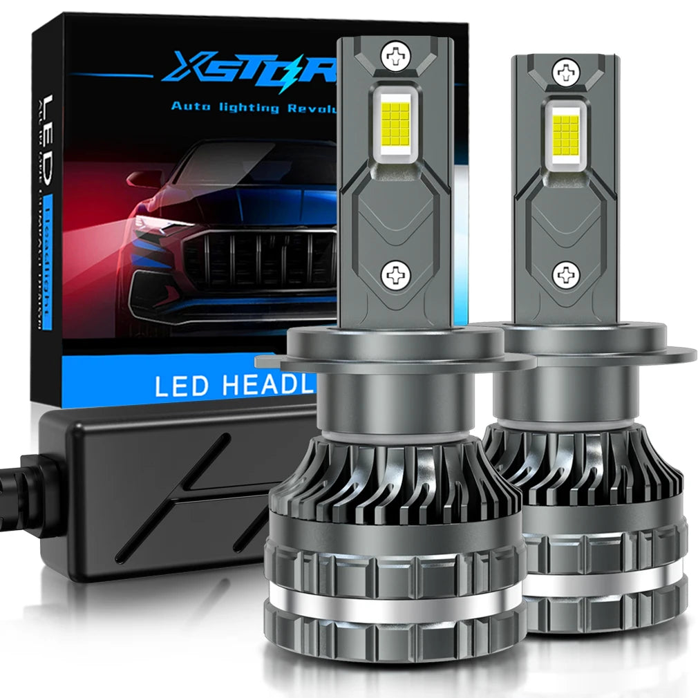 XSTORM LED headlight bulb kit with Canbus, choose socket H1/H3/H4/H7/H8/H11/9005/9006/9012