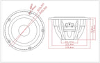 1PC GHXAMP Premium 5.25" Mid-Bass Driver: Audiophile-Grade Sound for Vifa Peerless EN149W 65Hz-15kHz Qts 0.47