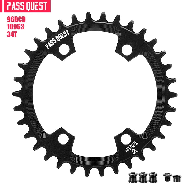 Boost Your MTB Ride with PASS QUEST Oval Chainring for Deore XT
