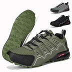 Hiking Shoes Men Waterproof Trainers Mountain Shoes Lace-up Anti-slip Climbing Trekking Running Hunting Tactical Sneakers