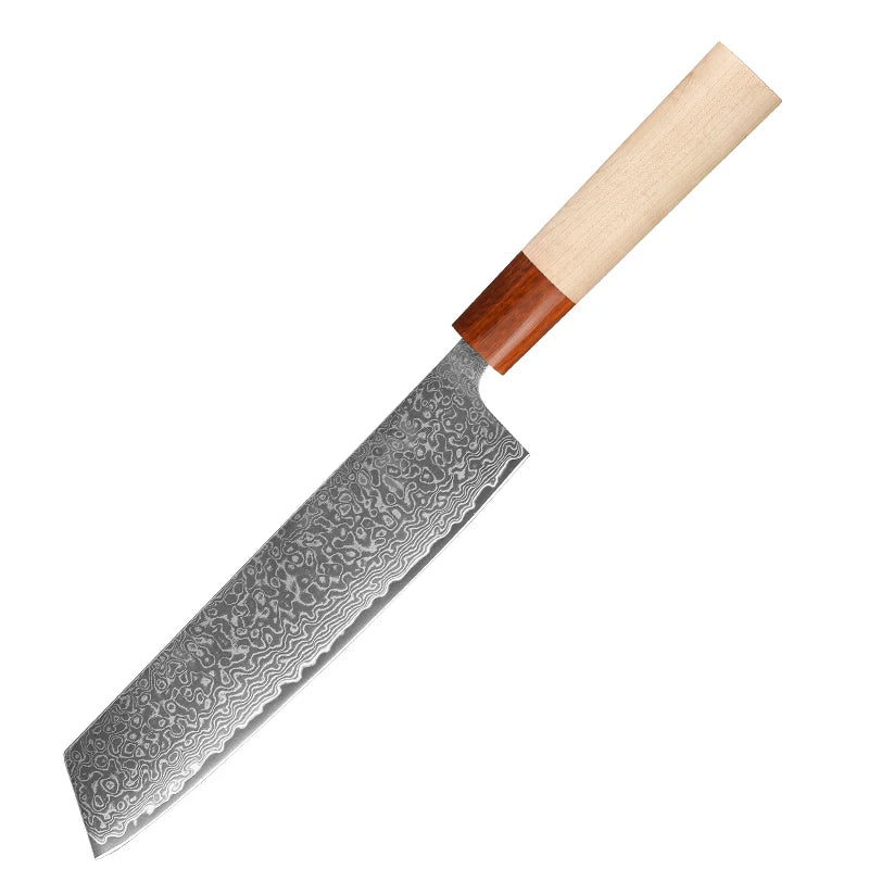 1-7PCS 67 Layer Damascus Steel knife 8 inch chef knife Japanese  Cut Meat Kitchen Knife Super sharp kitchen Nakiri Knife