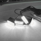 18LED Front Grille Light For Nissan Navara/Terra Car Daytime Running Light Wheel Eyebrow Lamp For Pickup Offroad 12V