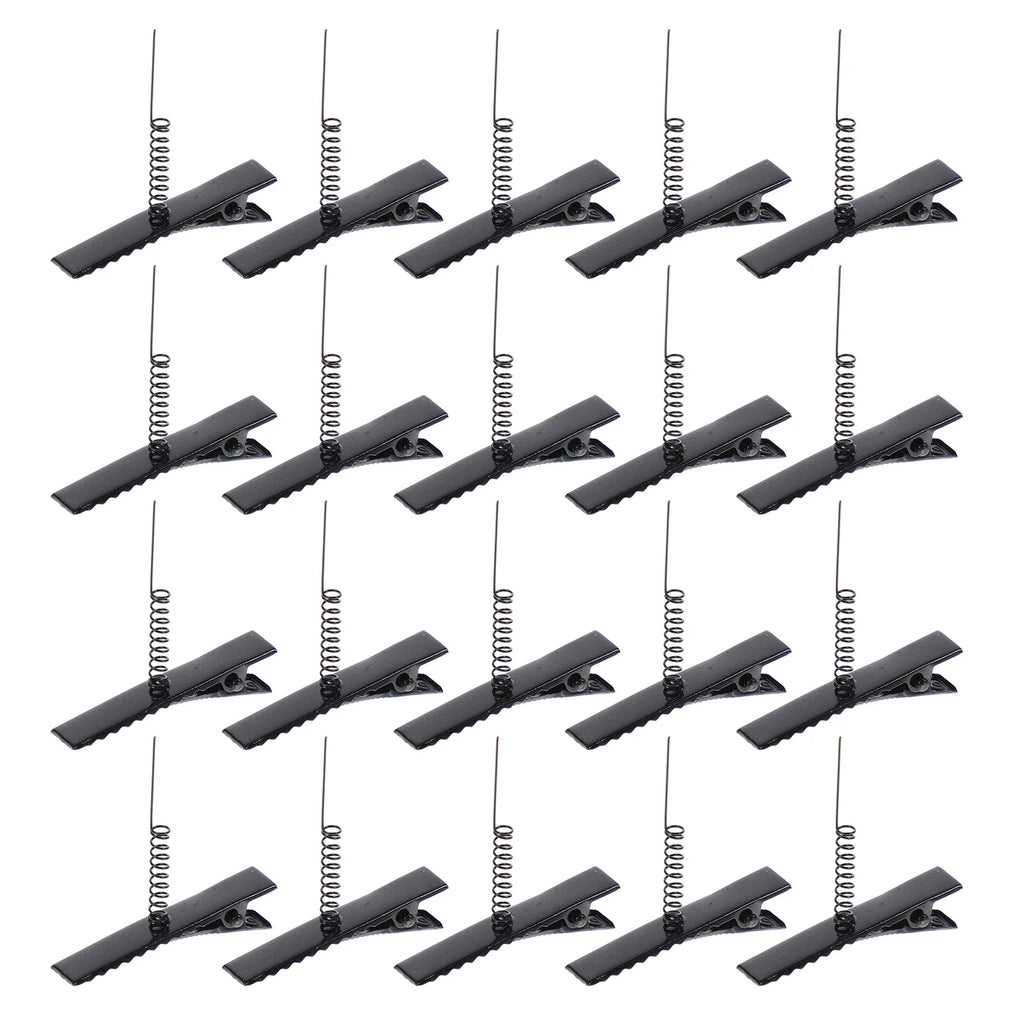 100Pcs Spring Spring Duckbill Clip Duckbill Clip Iron Hairpin Accessories Headdress Alligator Clips DIY Hair Pins