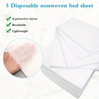 20pcs Disposable Non-Woven Bed Sheets - Suitable for Massage, Tattoo, Spa Care, Beauty Salon Use - 31.5*70.87inch