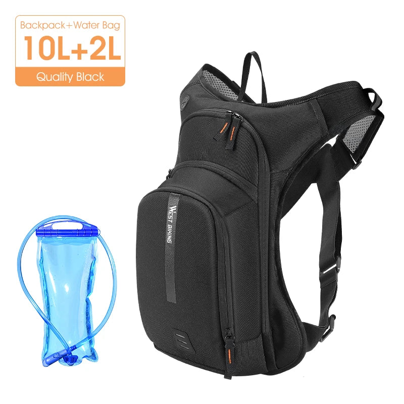 WEST BIKING 10L/20L Cycling Hydration Backpack Ergonomic Cross Harness Climbing Hiking Outdoor Sport Travel Reflective Backpack