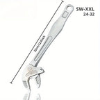 Heavy-Duty Industrial Crab Claw Wrench Self-Adjusting Ratchet Wide Jaw for Automotive Piping Manufacturing