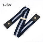 New 4/3/2/1PC Stretch Elastic Waist Band Invisible Belt Buckle-Free Belts for Women Men Jean Pants Dress No Buckle Easy To Wear