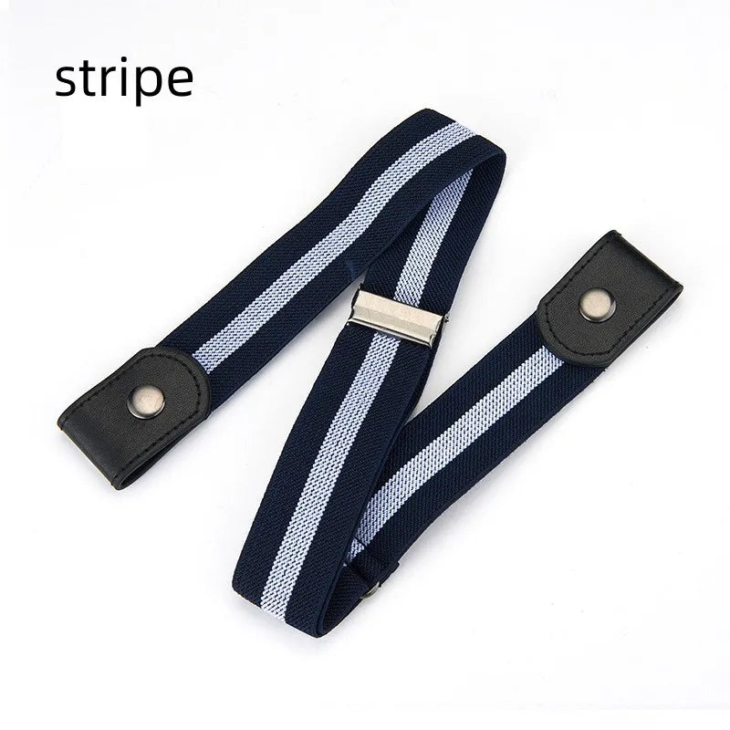 New 4/3/2/1PC Stretch Elastic Waist Band Invisible Belt Buckle-Free Belts for Women Men Jean Pants Dress No Buckle Easy To Wear