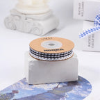 Kewgarden 10mm 25mm 38mm 1" 1.5" Plaid Ribbon DIY Hair Bows Accessories Clothing Sewing Materials Handmade Tape Crafts 10 Yards