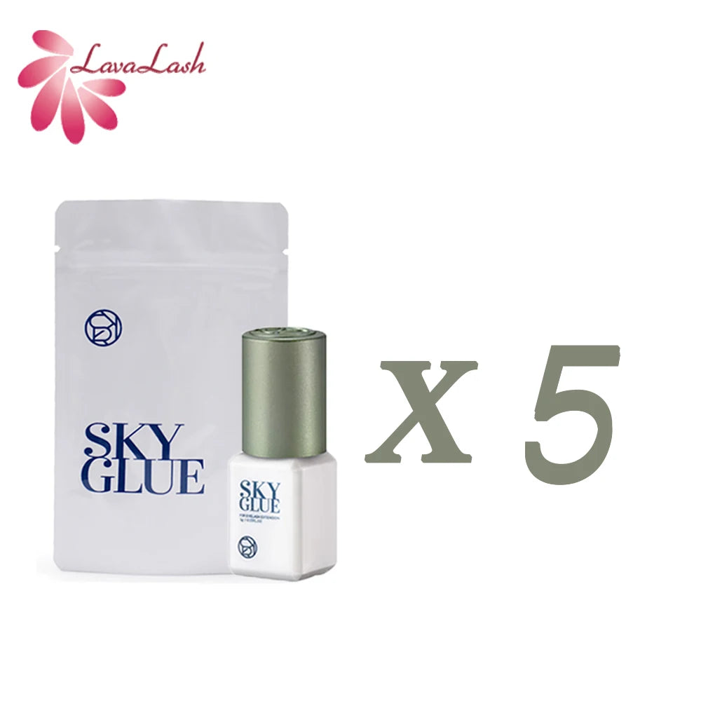 5ml Sky Glue Fast Dry Strong False Lash Adhesive Long Lasting 6-7 Weeks Eyelash Extension Glue Low Smell No Irritation
