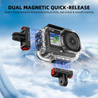 Flymile Action 6 60M Waterproof Case Underwater Diving Housing Cover Protective Case for DJI OSMO Action 6 Accessories